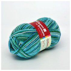 Пряжа для вязания ТРО Подмосковная (50% шерсть, 50% акрил) 10х100г/250м цв.секционный 4444 Троицкая камвольная фабрика