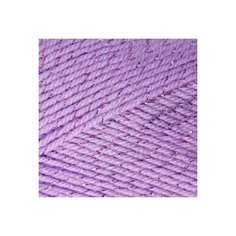 Пряжа для вязания КАМТ Праздничная (48% кашмилон, 48% акрил, 4% метанит) 10х50г/160м цв.180 сирень св. Камтекс