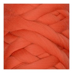 Пряжа для вязания КАМТ Супер толстая (100% шерсть п/т) 1х500г/40м цв.124 т.коралл Камтекс