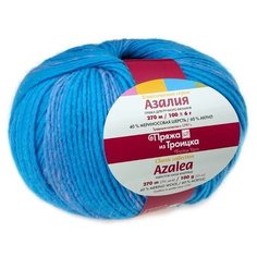 Пряжа для вязания ТРО Азалия (40% шерсть, 60% акрил) 10х100г/270м цв.5001 мулине Троицкая камвольная фабрика