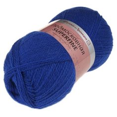 Пряжа для вязания ТРО Подмосковная SUPERFINE (50% шерсть, 50% акрил) 5х100г/460м цв.0170 василек Троицкая камвольная фабрика