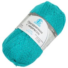 Пряжа для вязания КАМТ Праздничная (48% кашмилон, 48% акрил, 4% метанит) 10х50г/160м цв.083 нефрит Камтекс