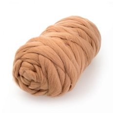 Пряжа для вязания ТРО Пастила Superwash (100% шерсть) 500г/50м цв.0602 т.бежевый Троицкая камвольная фабрика