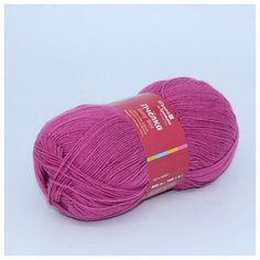 Пряжа для вязания ТРО Пчелка (100% акрил) 10х100г/500м цв.0439 малиновый Троицкая камвольная фабрика