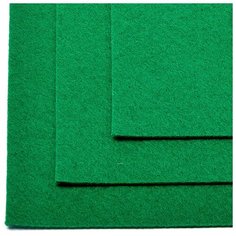 Фетр листовой жесткий IDEAL 1мм 20х30см FLT-H1 уп.10 листов цв.672 зеленый