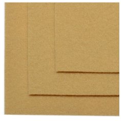 Фетр листовой жесткий IDEAL 1мм 20х30см FLT-H1 уп.10 листов цв.641 св.бежевый