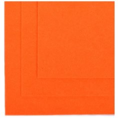Фетр листовой полужесткий IDEAL 1мм 20х30см FLT-HS1 уп.10 листов цв.022 оранжевый