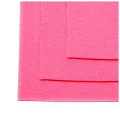 Фетр листовой жесткий IDEAL 1мм 20х30см FLT-H1 уп.10 листов цв.614 розовый