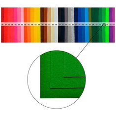 Фетр листовой мягкий IDEAL 1мм 20х30см FLT-S1 уп.10 листов цв.705 зеленый