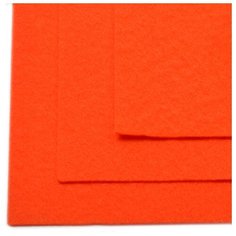 Фетр листовой жесткий IDEAL 1мм 20х30см FLT-H1 уп.10 листов цв.628 оранжевый