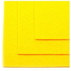 Фетр листовой жесткий IDEAL 1мм 20х30см FLT-H1 уп.10 листов цв.643 желтый