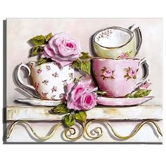 Папертоль «Шебби шик чашки», Магия хобби, 11x13 см