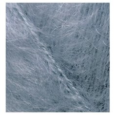 Пряжа для вязания Ализе Mohair classic NEW (25% мохер, 24% шерсть, 51% акрил) 5х100г/200м цв.087 угольный серый Alize