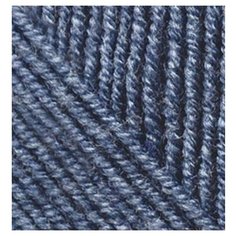 Пряжа для вязания Ализе Superlana midi (25% шерсть, 75% акрил) 5х100г/170м цв.203 джинса меланж Alize