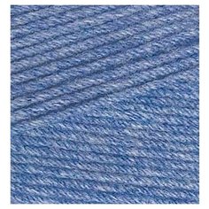 Пряжа для вязания Ализе Cotton gold plus (55% хлопок, 45% акрил) 5х100г/200м цв.374 голубой меланж Alize