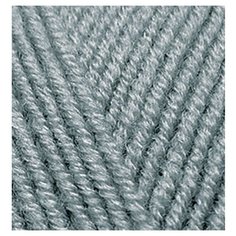 Пряжа для вязания Ализе Superlana midi (25% шерсть, 75% акрил) 5х100г/170м цв.087 угольно - серый Alize