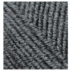 Пряжа для вязания Ализе Superlana midi (25% шерсть, 75% акрил) 5х100г/170м цв.182 средне-серый меланж Alize
