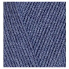 Пряжа для вязания Ализе LanaGold 800 (49% шерсть, 51% акрил) 5х100г/800м цв.203 джинс меланж Alize