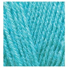 Пряжа для вязания Ализе Superlana TIG (25% шерсть, 75% акрил) 5х100г/570 м цв.467 св.бирюзовый Alize