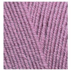 Пряжа для вязания Ализе LanaGold Fine (49% шерсть, 51% акрил) 5х100г/390м цв.028 роза Alize