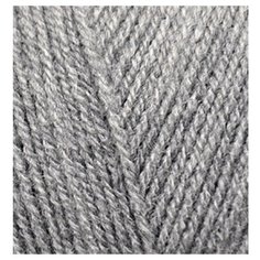 Пряжа для вязания Ализе Superlana TIG (25% шерсть, 75% акрил) 5х100г/570 м цв.021 серый меланж Alize