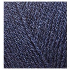 Пряжа для вязания Ализе Superlana TIG (25% шерсть, 75% акрил) 5х100г/570 м цв.058 т.синий Alize