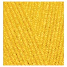 Пряжа для вязания Ализе LanaGold (49% шерсть, 51% акрил) 5х100г/240м цв.216 желтый Alize
