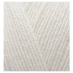 Пряжа для вязания Ализе Superlana TIG (25% шерсть, 75% акрил) 5х100г/570 м цв.062 молочный Alize