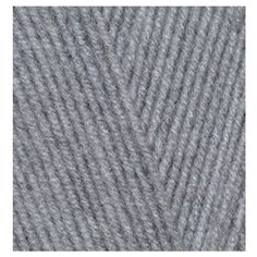 Пряжа для вязания Ализе LanaGold 800 (49% шерсть, 51% акрил) 5х100г/800м цв.200 св.серый Alize