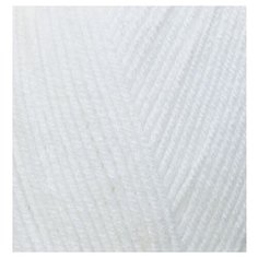 Пряжа для вязания Ализе Happy Baby (65% акрил, 35% полиамид) 5х100г/350м цв.055 белый Alize