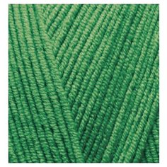 Пряжа для вязания Ализе Cotton gold (55% хлопок, 45% акрил) 5х100г/330м цв.126 зеленая трава Alize