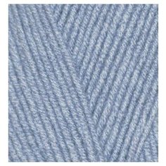 Пряжа для вязания Ализе LanaGold 800 (49% шерсть, 51% акрил) 5х100г/800м цв.221 св.джинс Alize