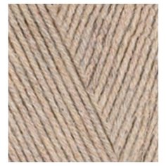 Пряжа для вязания Ализе Cotton gold (55% хлопок, 45% акрил) 5х100г/330м цв.152 бежевый меланж Alize