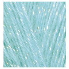 Пряжа для вязания Ализе Angora Gold Simli (5% металлик, 20% шерсть, 75% акрил) 5х100г/500м цв.114 мята Alize