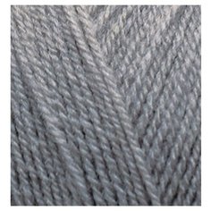 Пряжа для вязания Ализе Superlana TIG (25% шерсть, 75% акрил) 5х100г/570 м цв.087 угольно-серый Alize