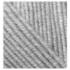Пряжа для вязания Ализе Superlana midi (25% шерсть, 75% акрил) 5х100г/170м цв.208 св.серый меланж Alize