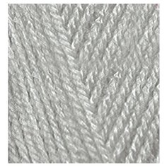 Пряжа для вязания Ализе Baby Best (90% акрил, 10% бамбук) 5х100г/240м цв.344 серый Alize