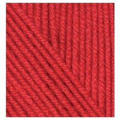 Пряжа для вязания Ализе Cashmira (100% шерсть) 5х100г/300м цв.056 красный Alize