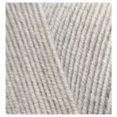 Пряжа для вязания Ализе LanaGold Fine (49% шерсть, 51% акрил) 5х100г/390м цв.152 беж меланж Alize