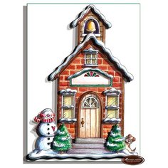 Папертоль «Сказочный домик с колоколом», Магия хобби, 14x20 см