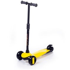 Самокат детский (кикборд) Mobile Kid Smartyco, с тренировочным режимом, желтый