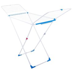 Сушилка для белья напольная Eurogold Colours Dry, с колесиками, сушильное полотно 18 м