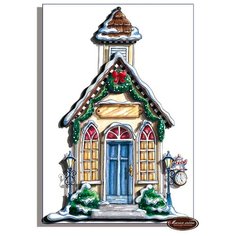 Папертоль «Сказочный уютный домик», Магия хобби, 14x20 см