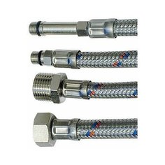 Гибкая подводка Lytcho eco для воды в стальной оплетке ( стальная гайка) г/ш