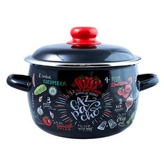 Кастрюля Appetite Gazpacho 4.0л сферическая, 1RC201M эмаль