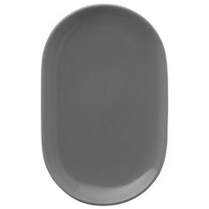 Тарелка сервировочная Cafe Concept 19,6х12,5 см темно-серая Typhoon