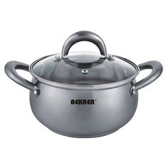 Кастрюля BEKKER PREMIUM COMFORT BK-1632 5,2л нержавеющая сталь