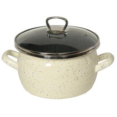 Кастрюля кухонная Сантэкс 1-2430111 Гранит цветной