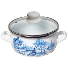 Кастрюля кухонная Сантэкс 1-2425112 Гжель