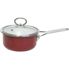 КОВШ ЭМАЛИРОВ. "BON APPETIT" ВИШНЕВ. 1,5 Л "СТАЛЬЭМАЛЬ" 8SB168S